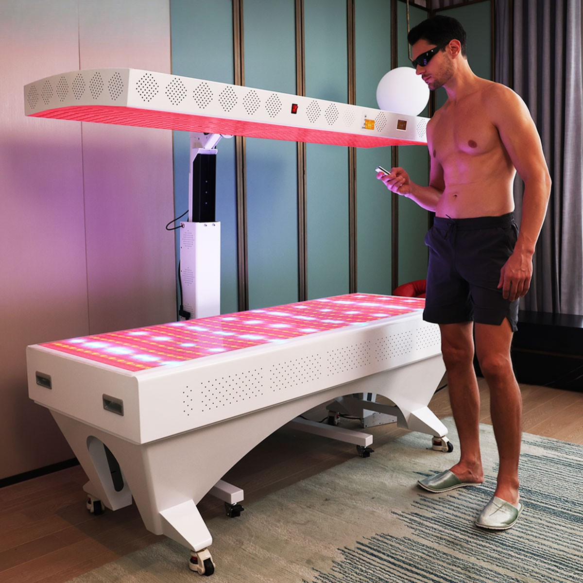 Photobiomodulation Bed 9-Wavelength Full-Body Red Light Therapy