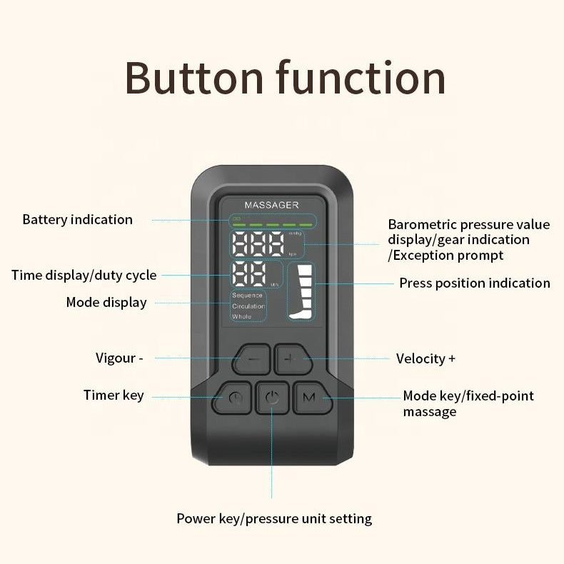 Wireless Air Compression 1.0 Therapy Leg Massager