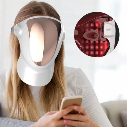 LED-lysterapi ansigtsmaske
