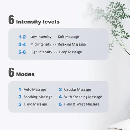 Draadloze Handmassager voor Warmte en Koude