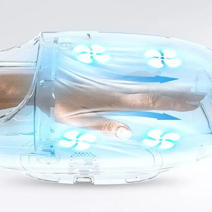 Draadloze Handmassager voor Warmte en Koude
