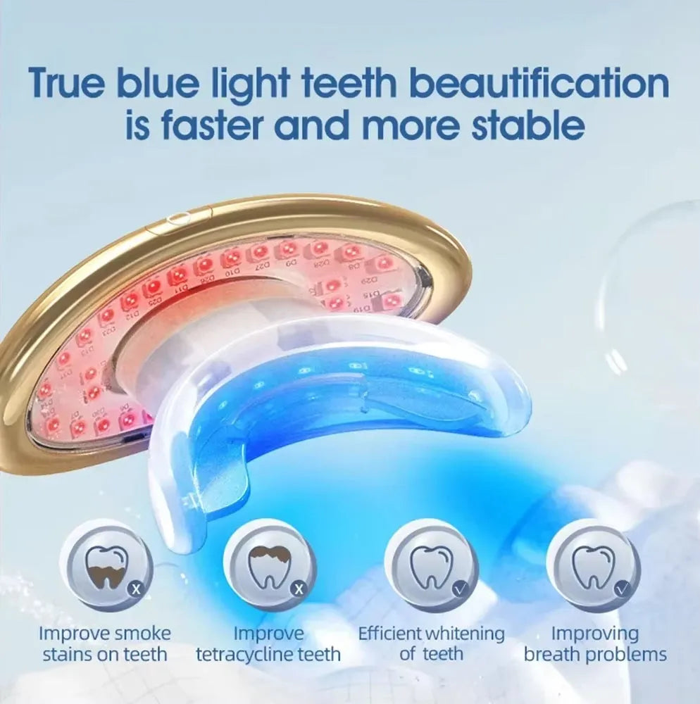 Lip Light Therapy and Teeth Whitening Device