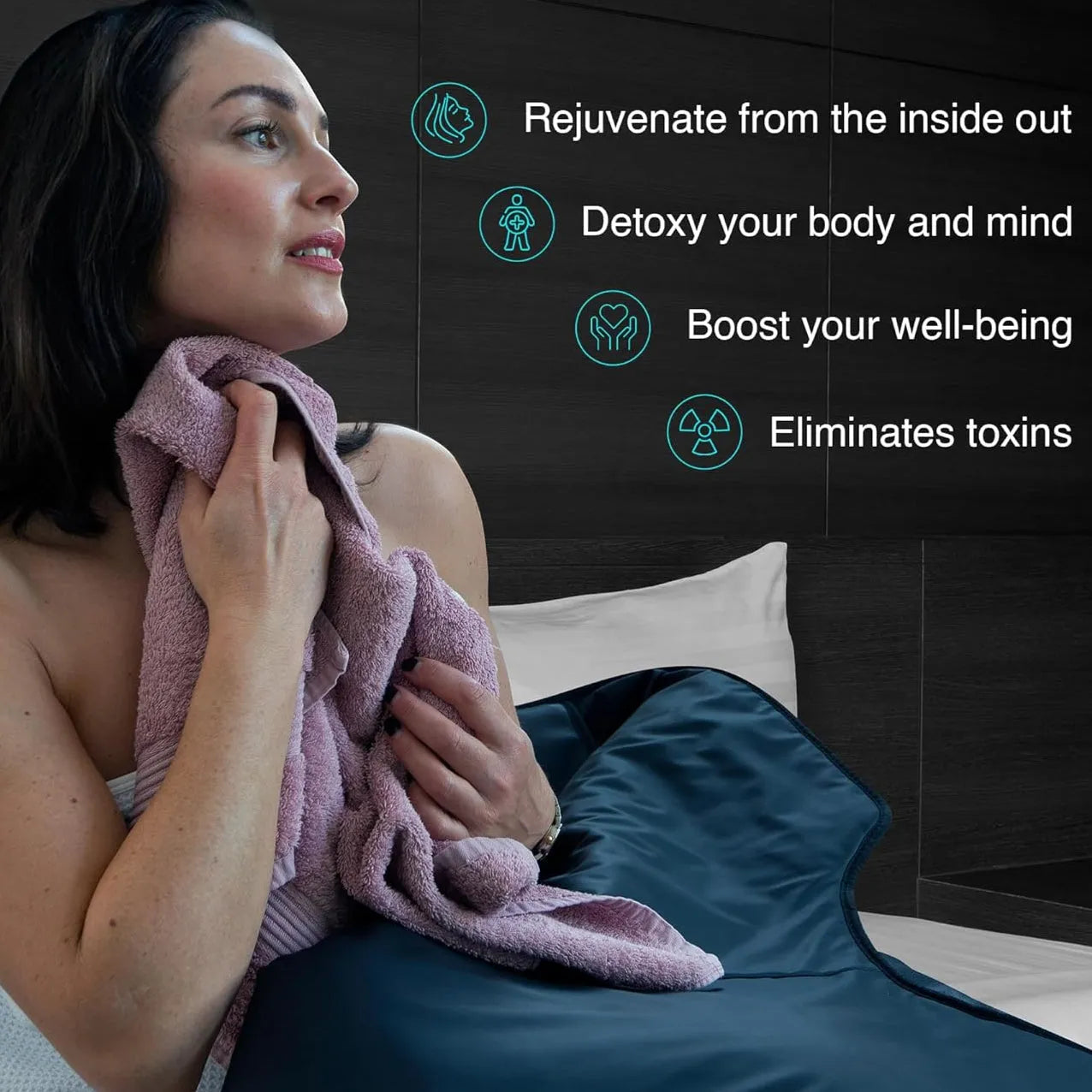 Infrared Sauna Blanket With Optional Cotton Towel Insert